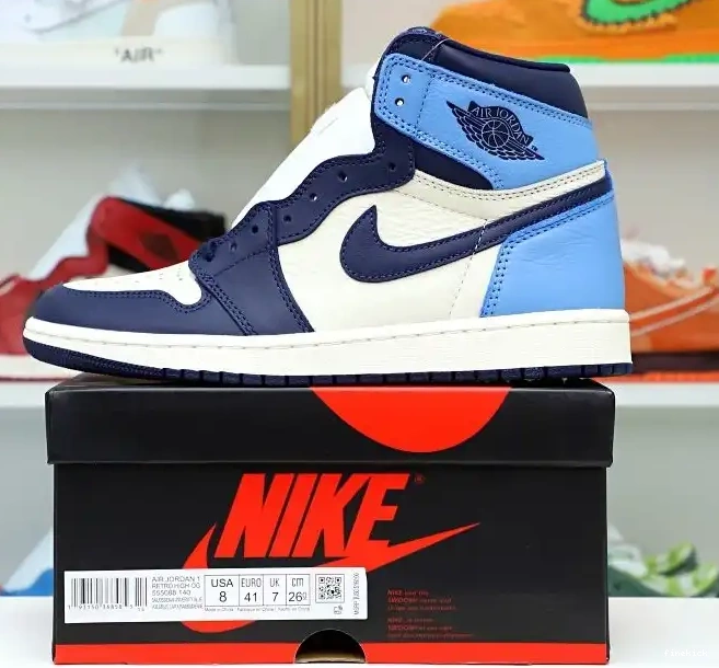 1 HIGH RETRO AIR OG 'OBSIDIAN' JORDAN 0521